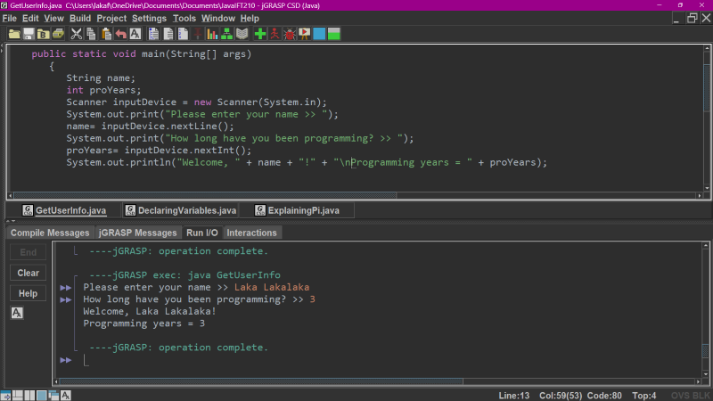 Java programming picture